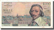 France 1000 Francs Richelieu, 1957-03-07, Fayette:42.25, KM:134b -