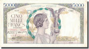 France 5000 Francs Victoire, 1940-12-19, Fayette:46.17, KM:97a -
