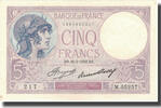 France 5 Francs Violet, 1933-05-26, Fayette:3.17, KM:72e -