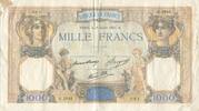 France 1000 Francs 1937 Cérès et Mercure, 1937-07-15, Fayette:38.2 TB+