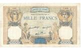 France 1000 Francs Cérès et Mercure, F.3086, TTB+, Fayette:38.6 -