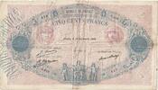France 500 Francs Bleu et Rose, O.918, B, Fayette:30.29, KM:66k -