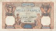 France 1000 Francs Cérès et Mercure, X.670, Fayette:37.01, KM:79a -