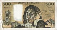 France 500 Francs Pascal, Q.23, Fayette:71.5, KM:156a -