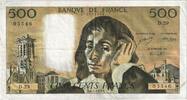 France 500 Francs Pascal, D.29, Fayette:71.8, KM:156b -