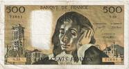 France 500 Francs Pascal, S.29, Fayette:71.8, KM:156b -