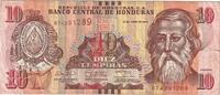 Honduras 10 Lempiras Billet, 2014-06-12, KM:86e -