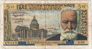 France 5 Nouveaux Francs Victor Hugo, L.52, Fayette:56.7, KM:141a -