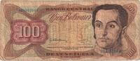 Venezuela 100 Bolivares Billet, 1992-12-08, KM:66e, B -