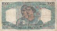 France 1000 Francs Minerve et Hercule, E.108, Fayette:41.6, KM:130a -
