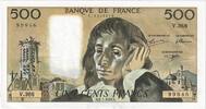 France 500 Francs Pascal, V.368, Fayette:71.49, KM:156i -