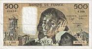 France 500 Francs Pascal, V.349, Fayette:71.47, KM:156h -