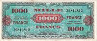 France 1000 Francs 1945 Verso France, 39812812, Fayette:VF 27.1 -