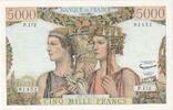 France 5000 Francs Terre et Mer, 1957-03-07, P.172 -