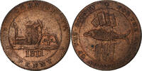 Penny 1811 Großbritannien Cornwall, Kupfer, S+ S+