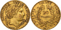 France 20 Francs Cérès, Paris, Or, KM:762 -