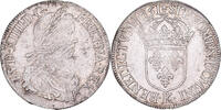 France Ecu Louis XIV, Écu à la mèche longue, Bordeaux, Argent -