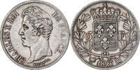 France 5 Francs Charles X, Marseille, Argent, Gadoury:644 -