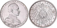 États allemands 2 Mark PRUSSIA, Wilhelm II, Berlin, Argent, KM:533 -