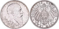 États allemands 2 Mark BADEN, Friedrich I, Argent, KM:271 -