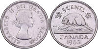 Canada 5 Cents Élisabeth II, Royal Canadian Mint, Nickel, KM:57 -