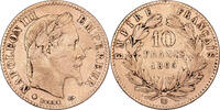 France 10 Francs Napoléon III, Strasbourg, Or, Gadoury:1015 -