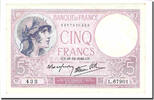 France 5 Francs Violet, 1940-12-26, Fayette:4.18, KM:83 -