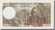 France 10 Francs Voltaire, 1973-04-05, Fayette:F62.61, KM:147d -
