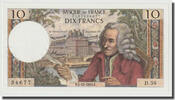 France 10 Francs Voltaire, 1963-12-05, Fayette:62.6, KM:147a -