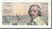 France 1000 Francs Richelieu, 1953-04-02, Fayette:VF 42.1, KM:134a -