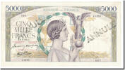 France 5000 Francs Victoire, 1944-04-06, Fayette:46.51, KM:97e -