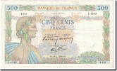 France 500 Francs La Paix, 1940-11-28, Fayette:32.09, KM:95a -