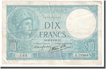 France 10 Francs Minerve, 1939-09-28, Fayette:7.9, KM:84 -