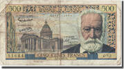 France 500 Francs Victor Hugo, 1957-02-07, Fayette:35.06, KM:133b -