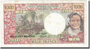 Tahiti 1000 Francs Billet, KM:27d -
