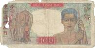 Indochine française 100 Piastres Billet, FRENCH INDO-CHINA, KM:82a -