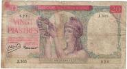 Indochine française 20 Piastres Billet, FRENCH INDO-CHINA, Undated (1942), KM:81a, B -