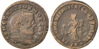 Follis Monnaie, Constance I, Ticinum, Cuivre -