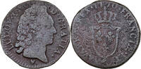France Sol d'Aix Louis XV, Aix, Cuivre, Gadoury:279 -