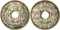 France 25 Centimes Monnaie, Lindauer, Nickel, Gadoury:379, KM:867 -
