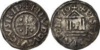 France Denier Monnaie, Louis le Pieux, Argent, Prou:1016 var. -