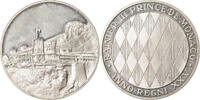 Monaco Médaille Prince Rainier III, Politics, Society, War, Argent -
