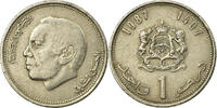 Maroc Dirham Monnaie, al-Hassan II, Paris, Copper-nickel, KM:88 -