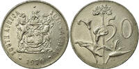 Afrique du Sud 50 Cents Monnaie, Nickel, KM:87 -