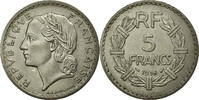 France 5 Francs Monnaie, Lavrillier, Paris, Nickel, Gadoury:760 -