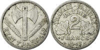 France 2 Francs Monnaie, Bazor, Beaumont - Le Roger, Aluminium -