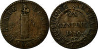 Haïti Centime Monnaie, Cuivre, KM:A21 -