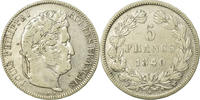 France 5 Francs Monnaie, Louis-Philippe, Lille, Argent -
