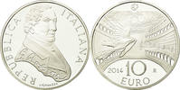 Italie 10 Euro Argent, KM:368 -
