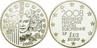 France 1-1/2 Euro Argent, Gadoury:EU300, KM:1527 -